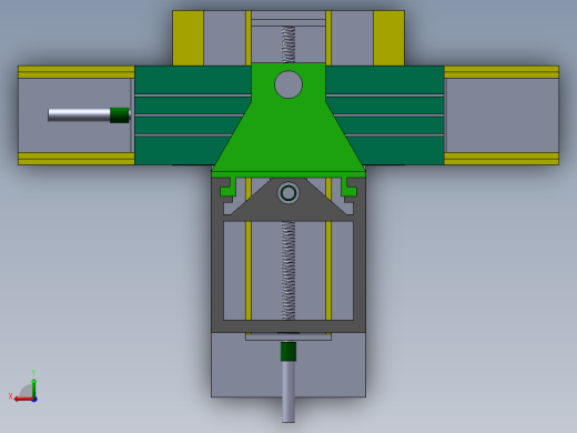 精密机床进给系统的振动分析（毕业设计，SolidWorks源文件）后视缩略图