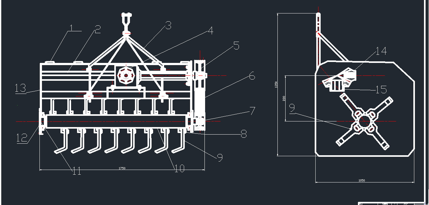 高粱秸秆剪切试验装置
