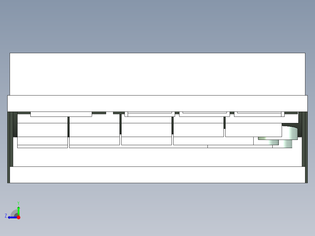 轮胎动平衡机右视图