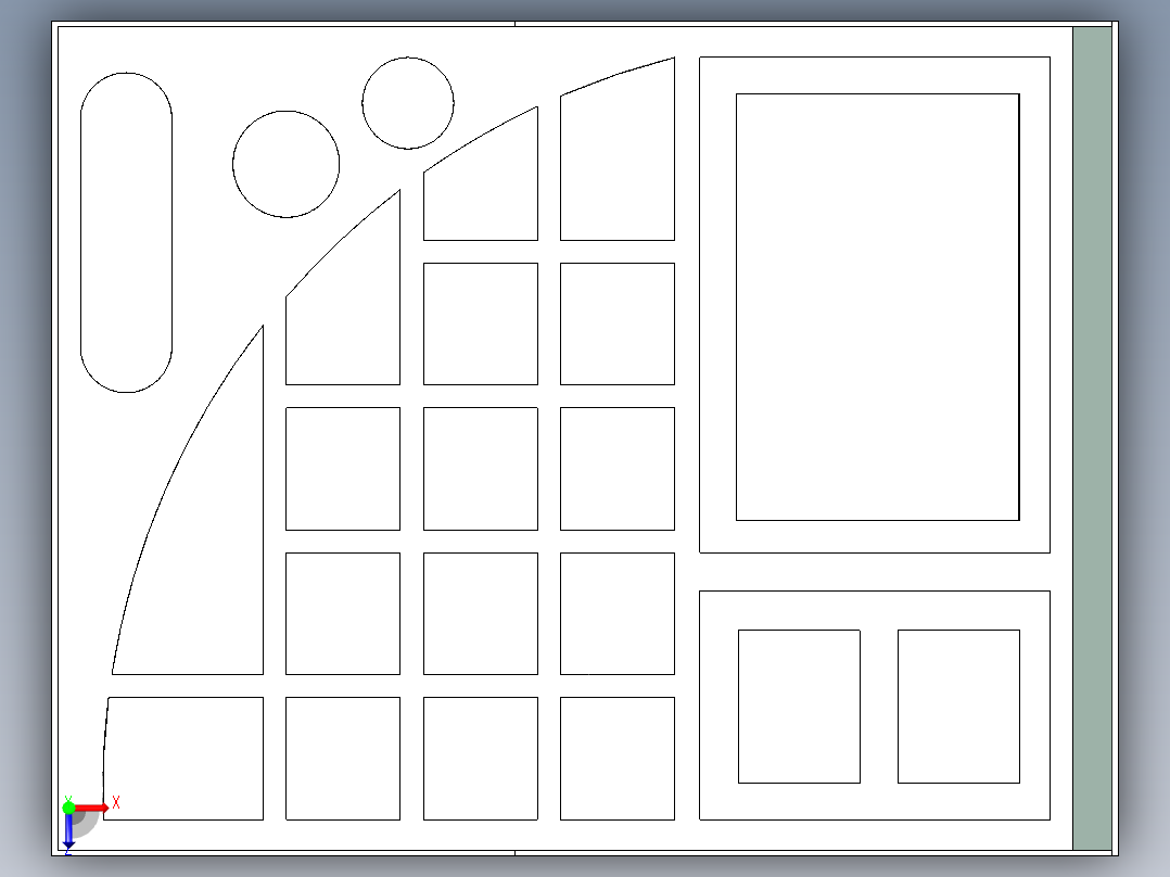 轮胎动平衡机俯视图