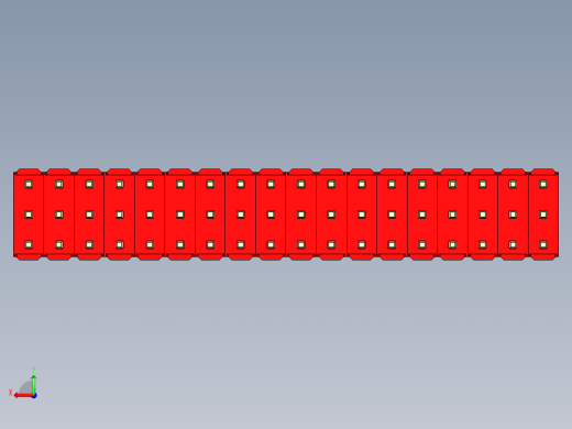 彩色公头100mil（2.54mm）系列-DS1021_red_3x18p_100mil_Type5_rev1.0后视缩略图