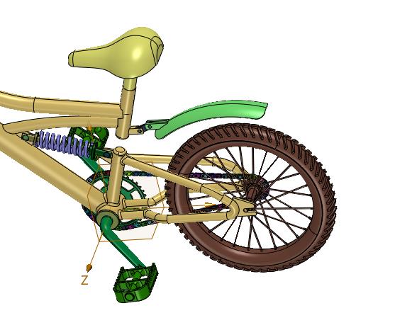 小朋友专属的软尾山地车