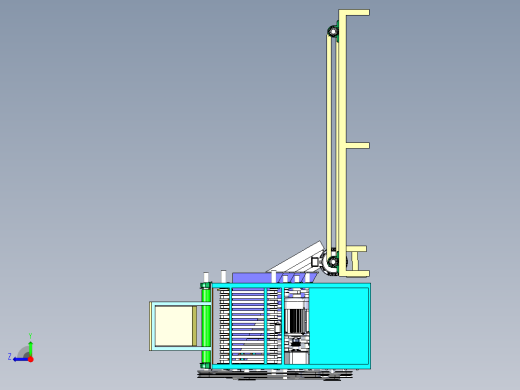 带式红枣分级设备的设计【说明书+CAD+SOLIDWORKS】右视缩略图