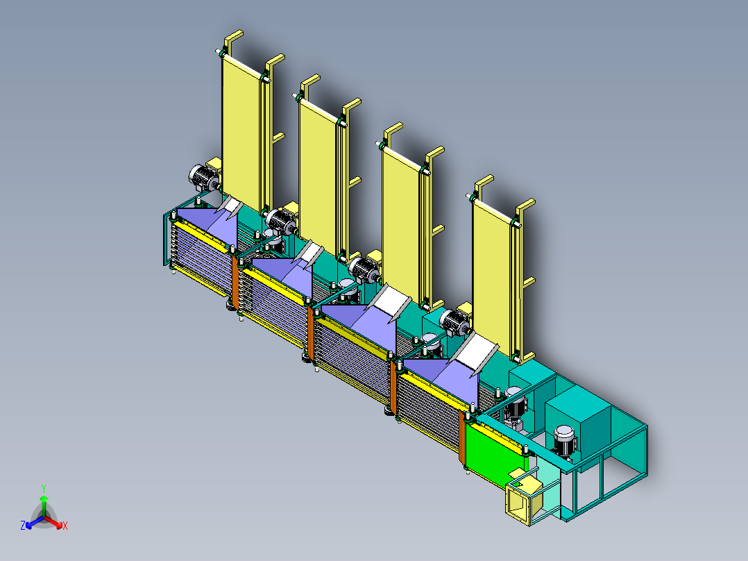 带式红枣分级设备的设计【说明书+CAD+SOLIDWORKS】正等轴测图