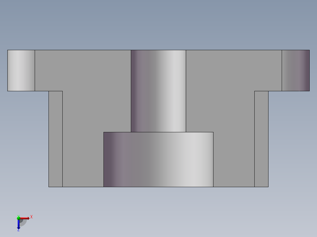 SW格式3D图(模型练习题)-015俯视图