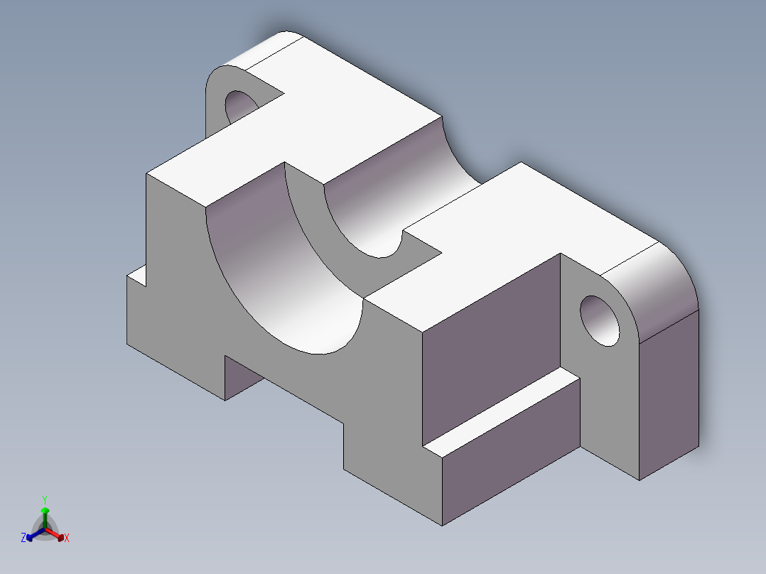 SW格式3D图(模型练习题)-015正等轴测图