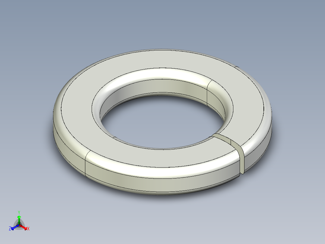 紧固件-IGES 0.3750 Split Washer