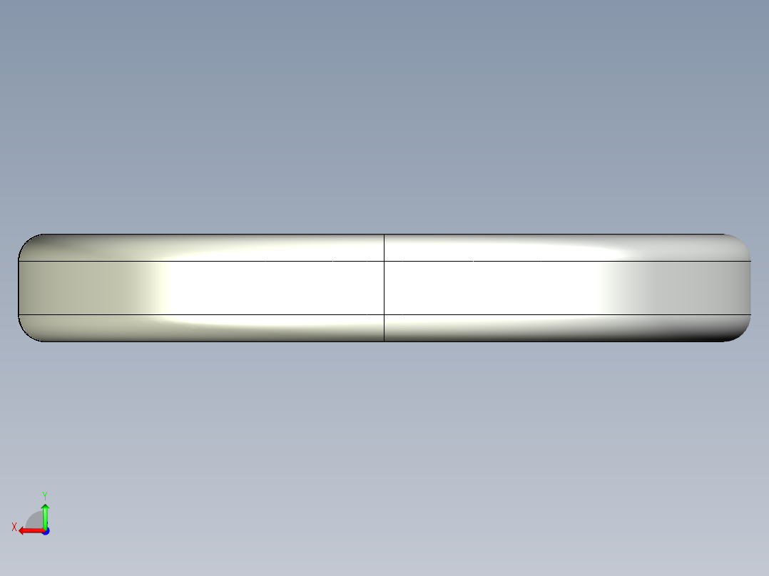 紧固件-IGES 0.3750 Split Washer后视图