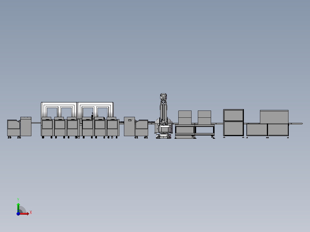 五孔插座组装机前视图