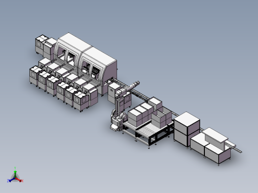 五孔插座组装机正等轴测缩略图