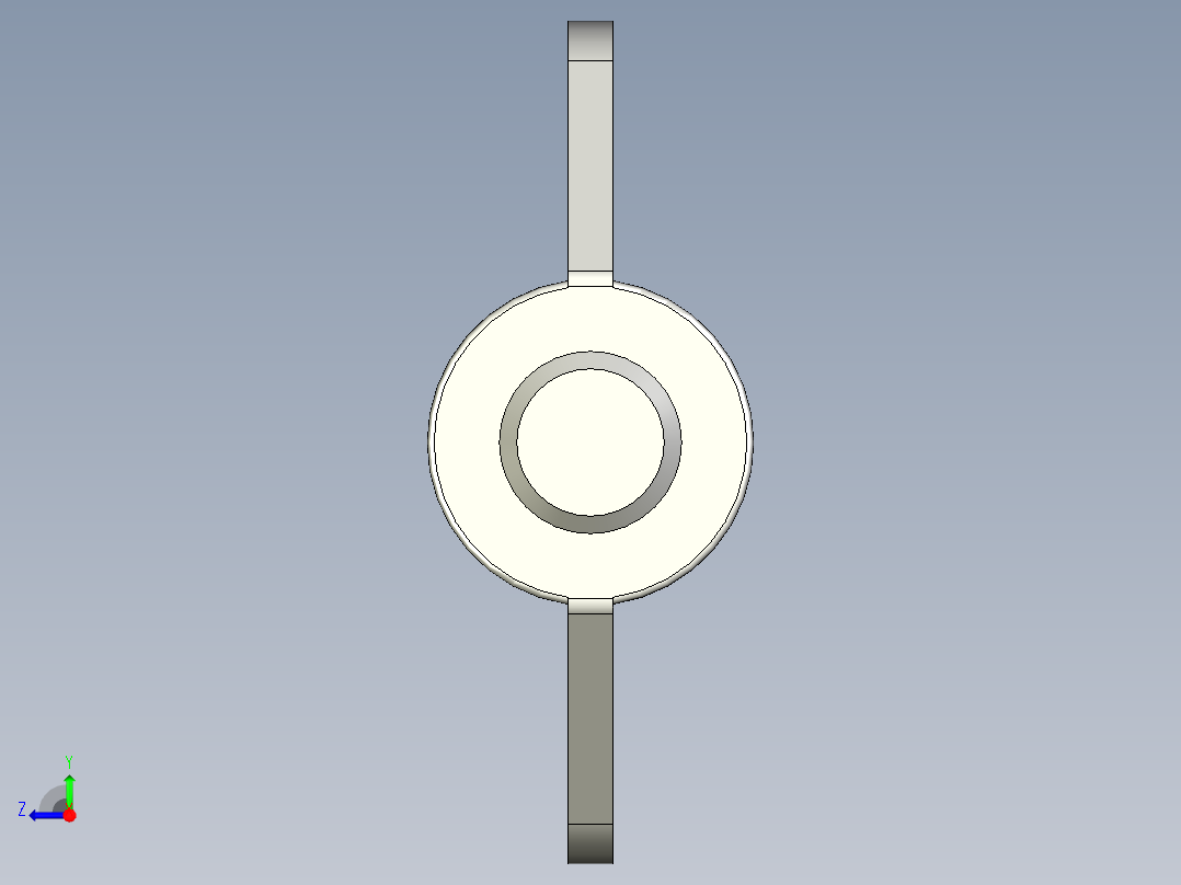 蝶形螺栓右视图