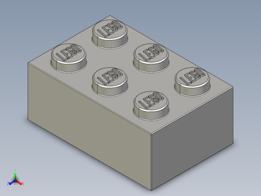 乐高套装 4421基本积木-4211386 - 3002 Medium Stone Grey Brick 2 x 3.STEP