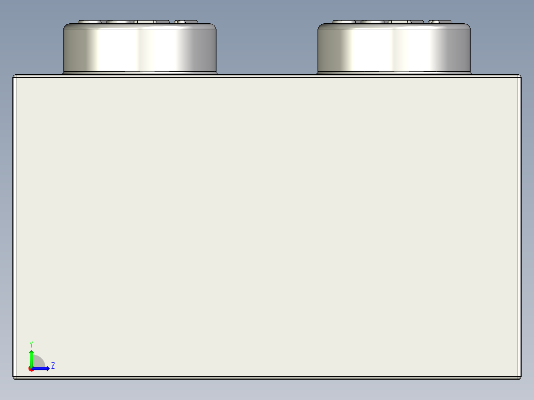 乐高套装 4421基本积木-4211386 - 3002 Medium Stone Grey Brick 2 x 3.STEP左视图