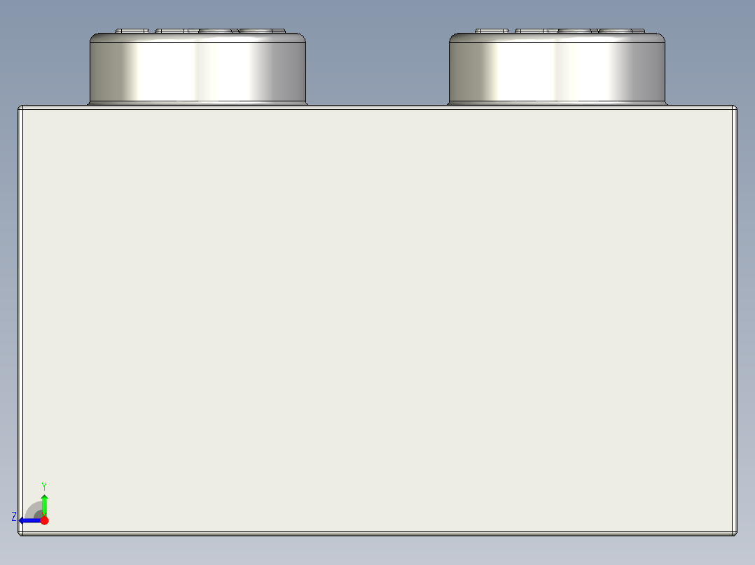 乐高套装 4421基本积木-4211386 - 3002 Medium Stone Grey Brick 2 x 3.STEP右视图