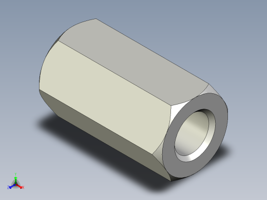 螺母配置正等轴测缩略图
