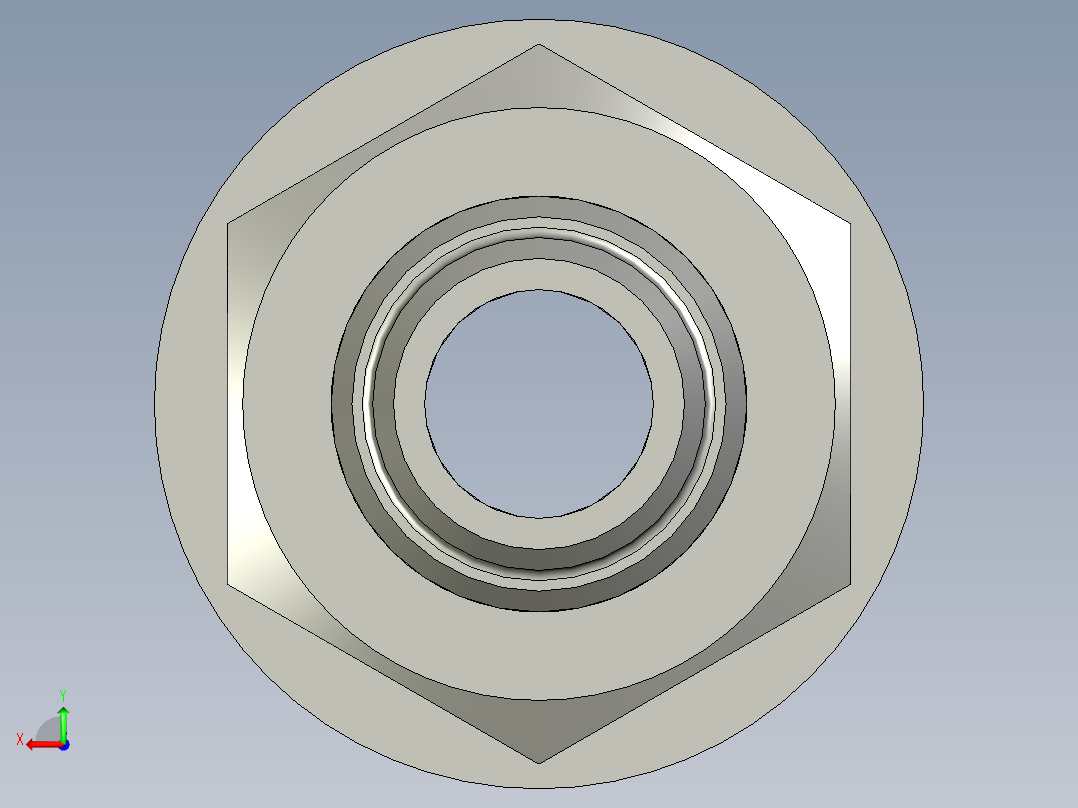 直径为10毫米的软管夹头后视图