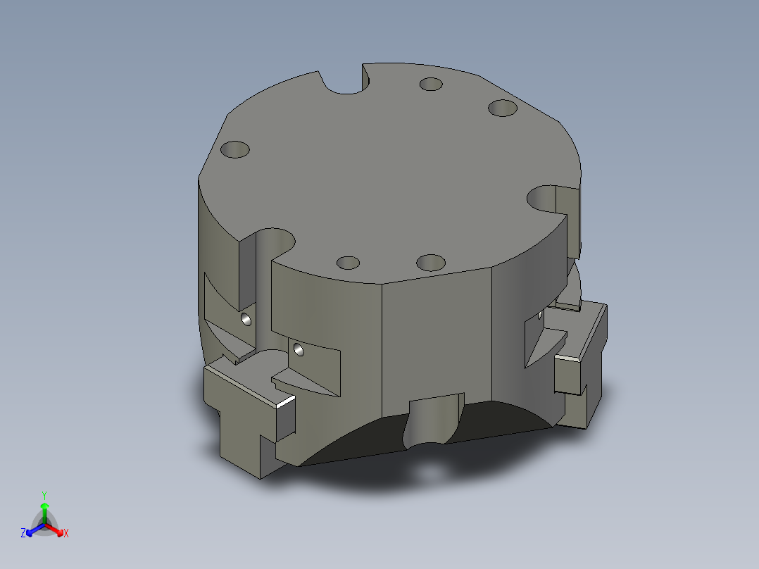 普通气爪PH14-40S主视图