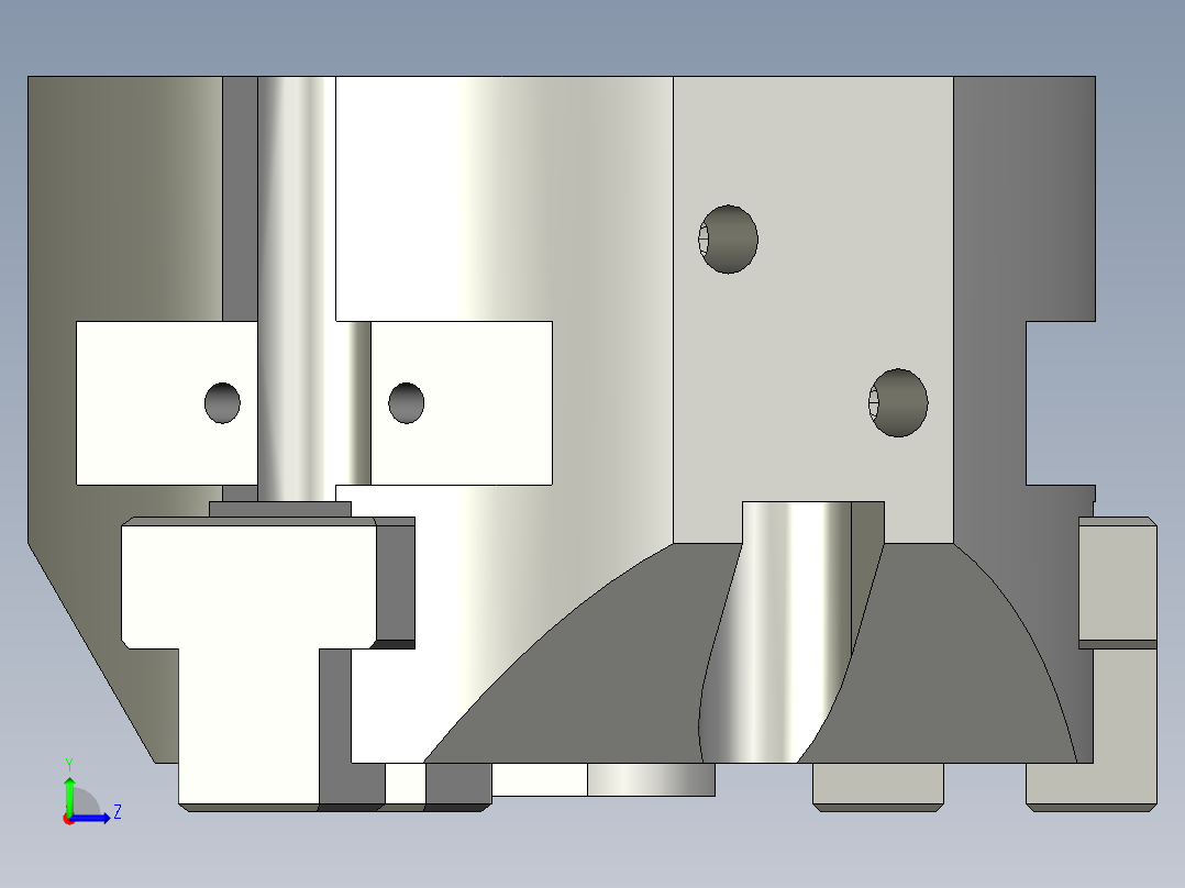 普通气爪PH14-40S左视图