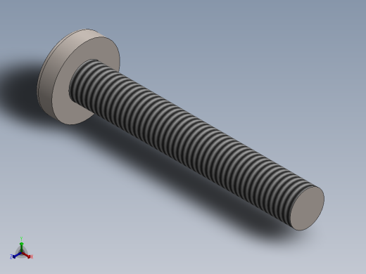 螺丝 M2 x 十字盘头-M2 x 13 Screw head.SLDPRT正等轴测缩略图