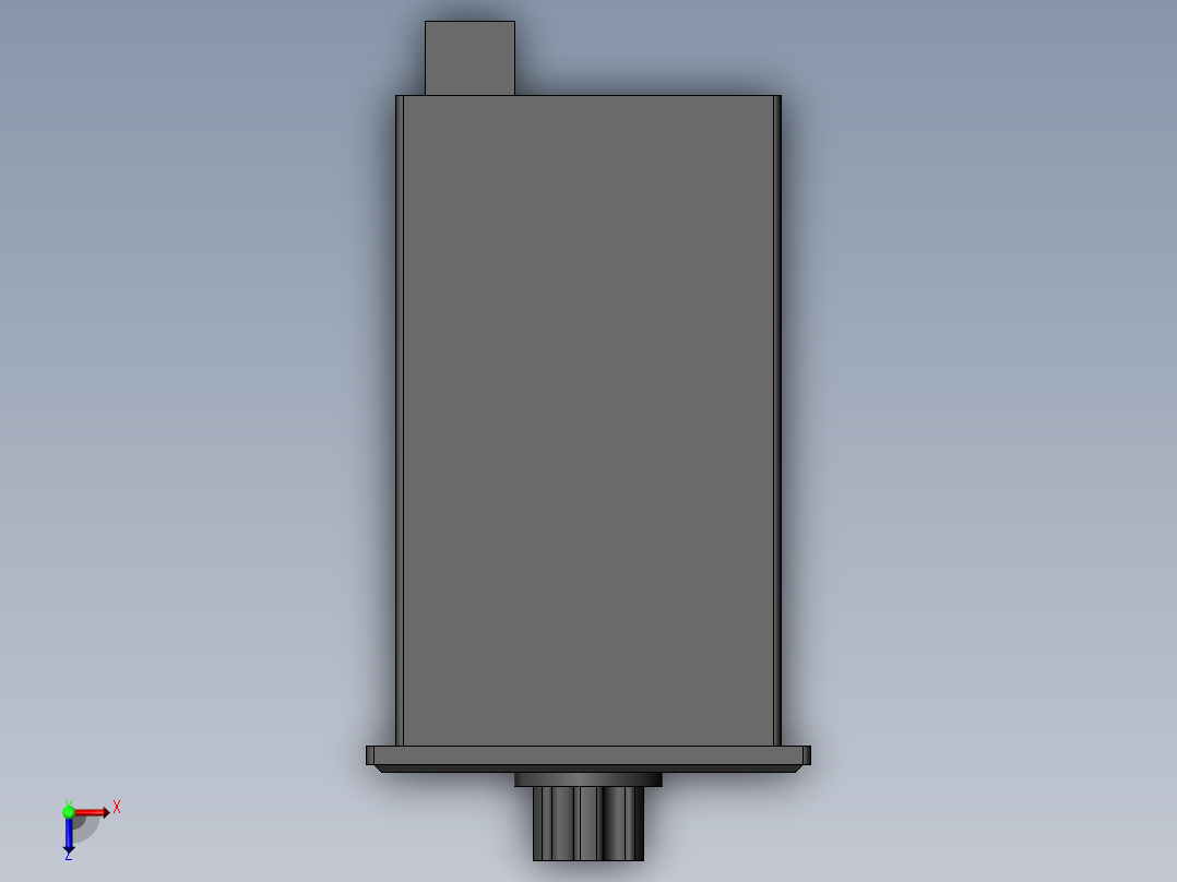 调速电机控制器俯视图