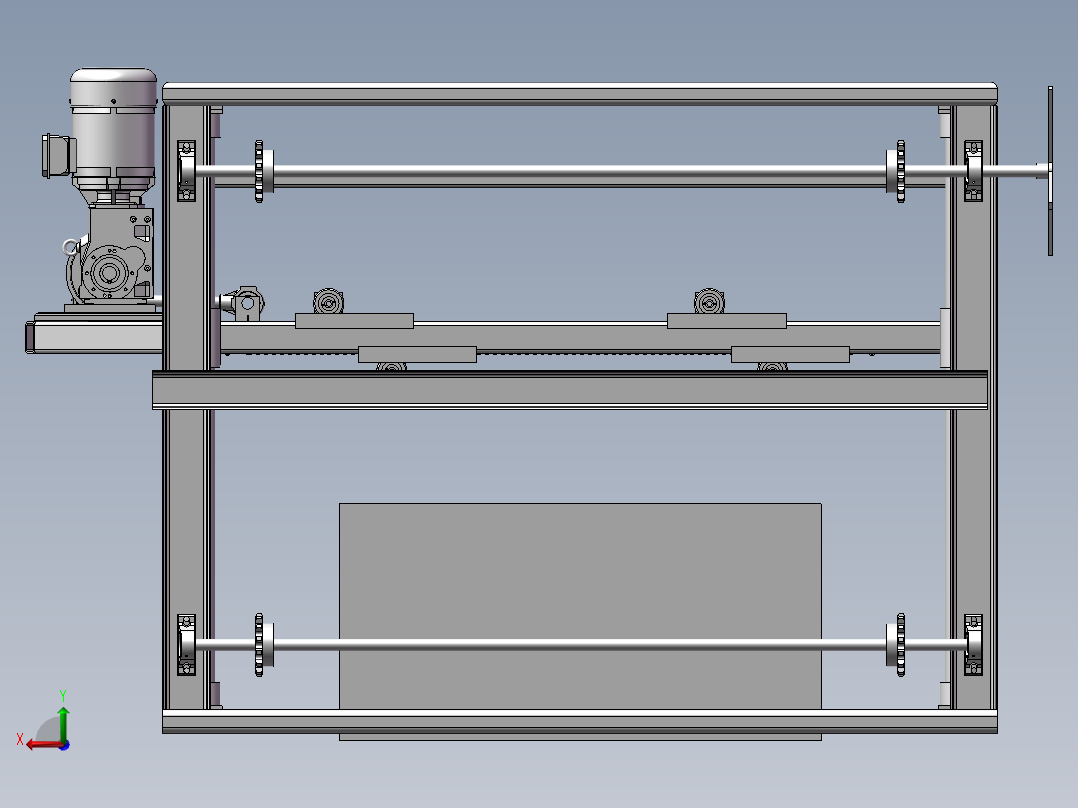 阻塞高气机后视图