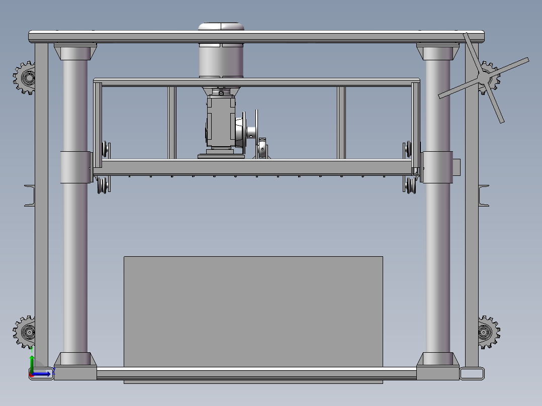 阻塞高气机左视图