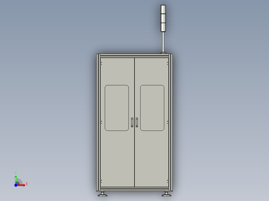 软胶融化收集设备前视图