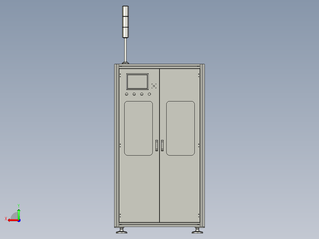 软胶融化收集设备后视图