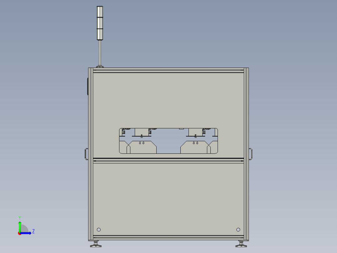 软胶融化收集设备左视图