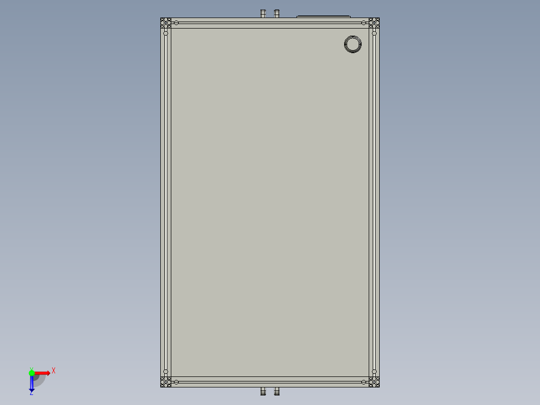 软胶融化收集设备俯视图