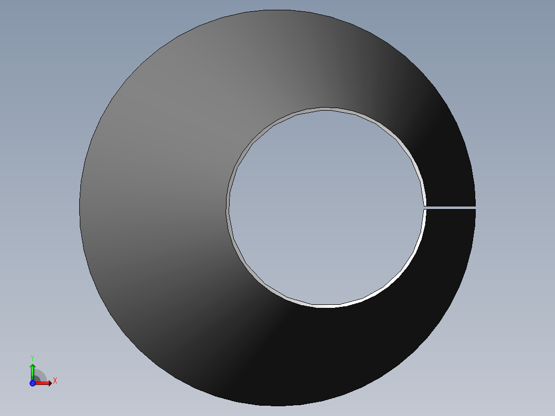 offset cone前视图