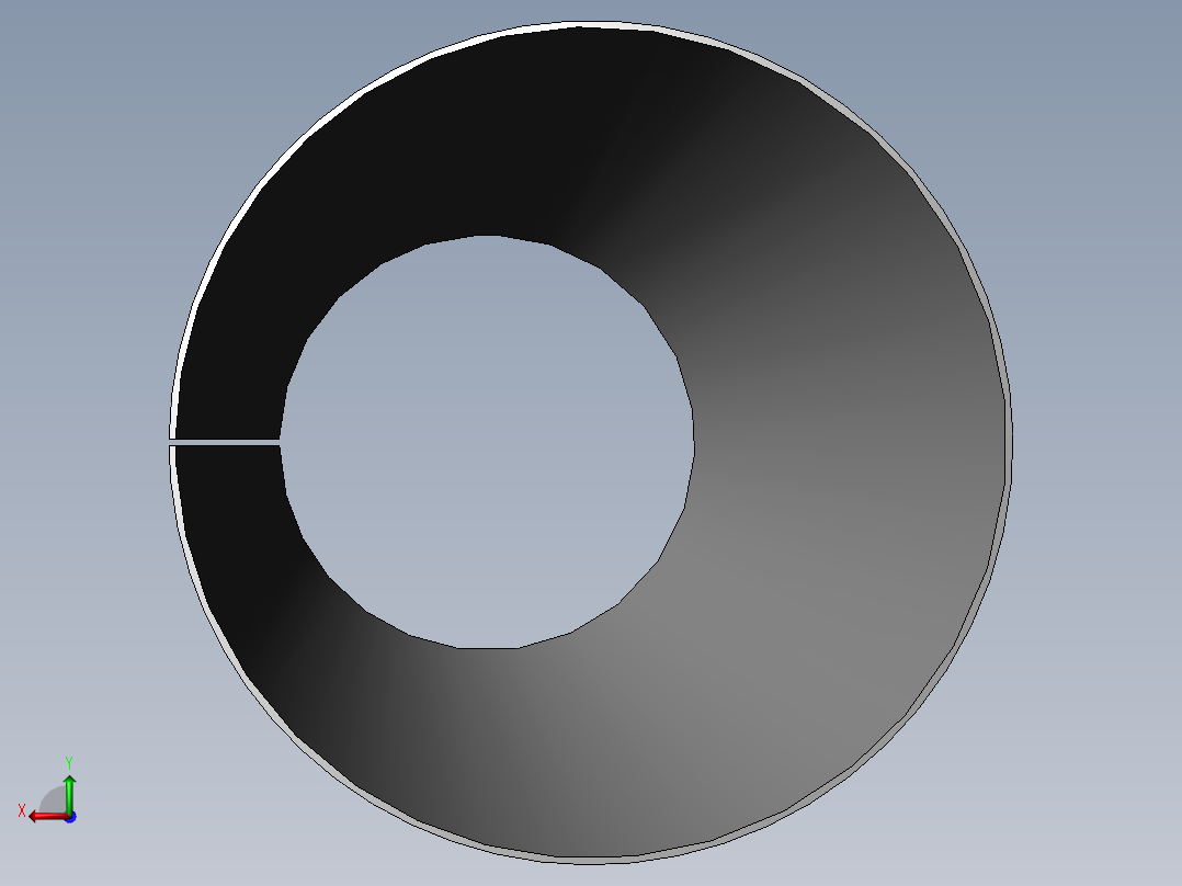 offset cone后视图