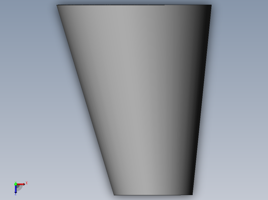 offset cone俯视图