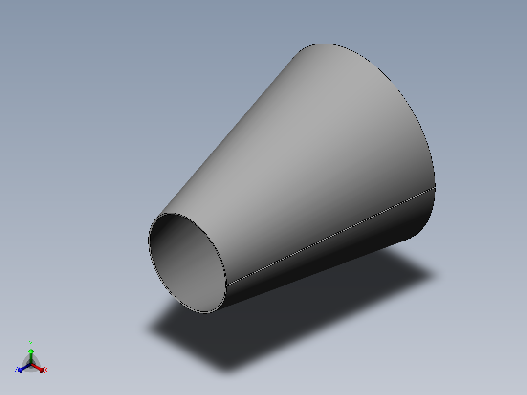 offset cone正等轴测图