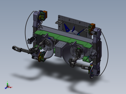 500-700三轴水平回转变位机
