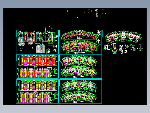 住宅小区建筑全图