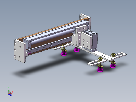 气动吸取搬运机器手sw18可编辑