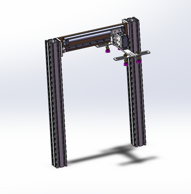 气动吸取搬运机器手sw18可编辑