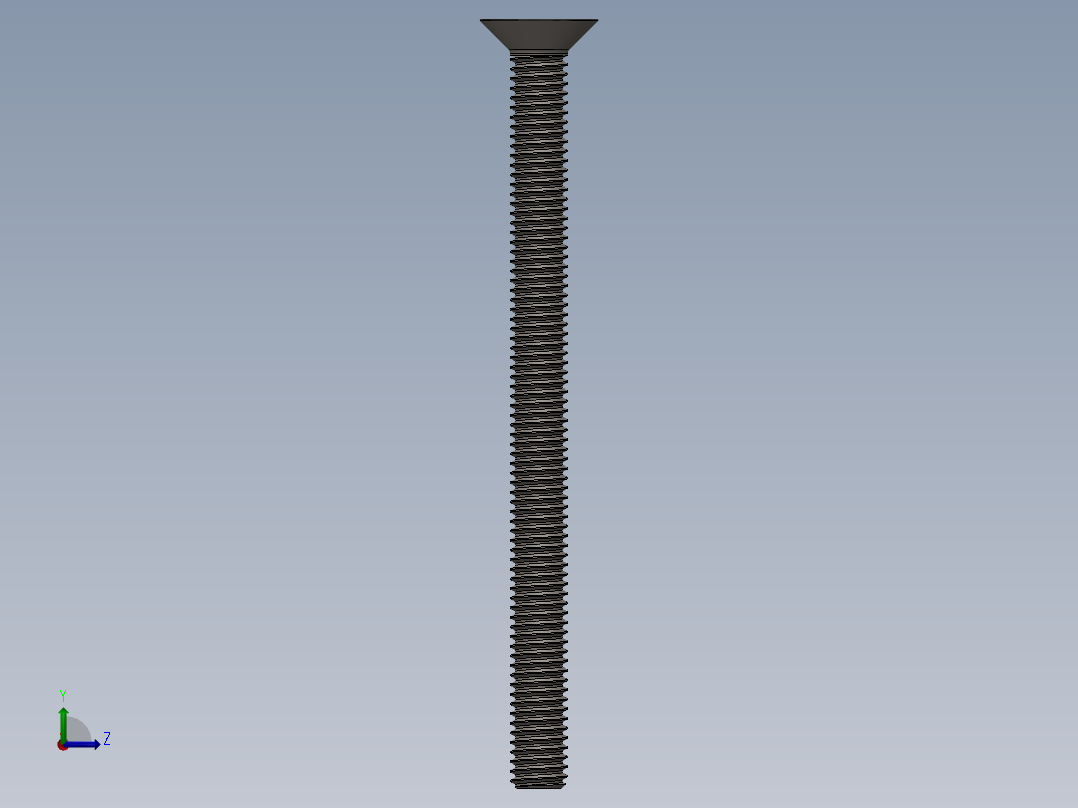 Screw_ISO_10642_M6x80_A2.SLDPRT左视图