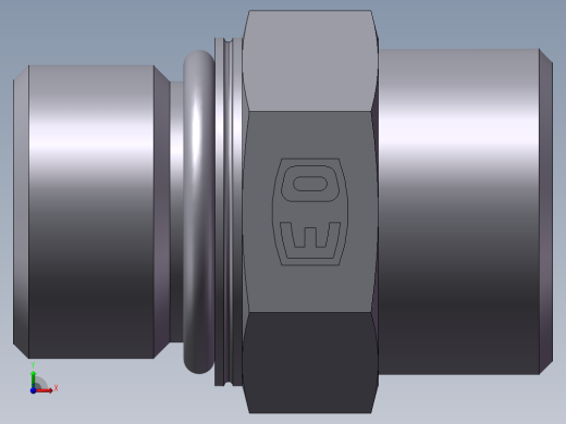 公制螺纹O圈密封、1CH-30-27前视缩略图