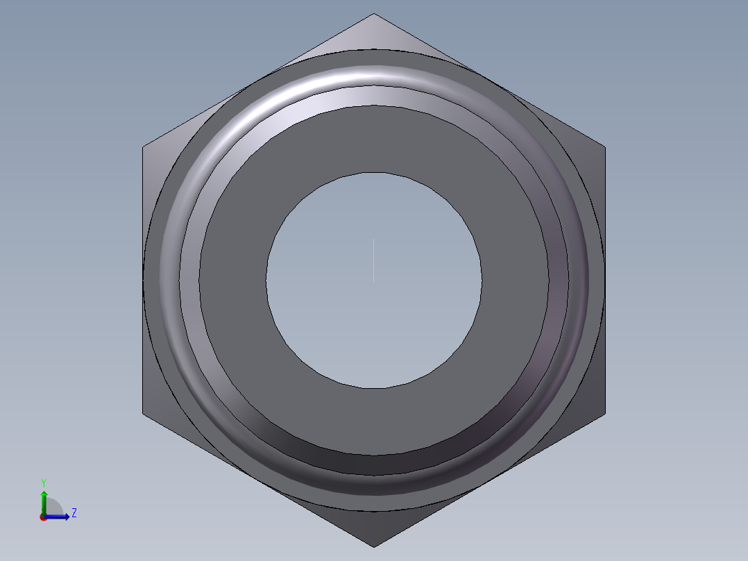公制螺纹O圈密封、1CH-30-27左视图