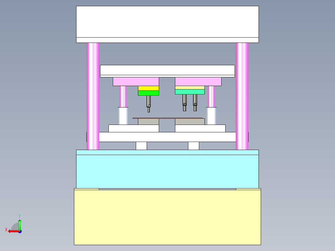 B3003299-滚压成型冲模压力机后视图
