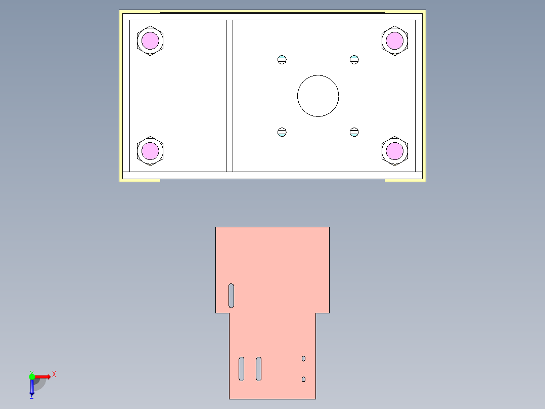 B3003299-滚压成型冲模压力机俯视图