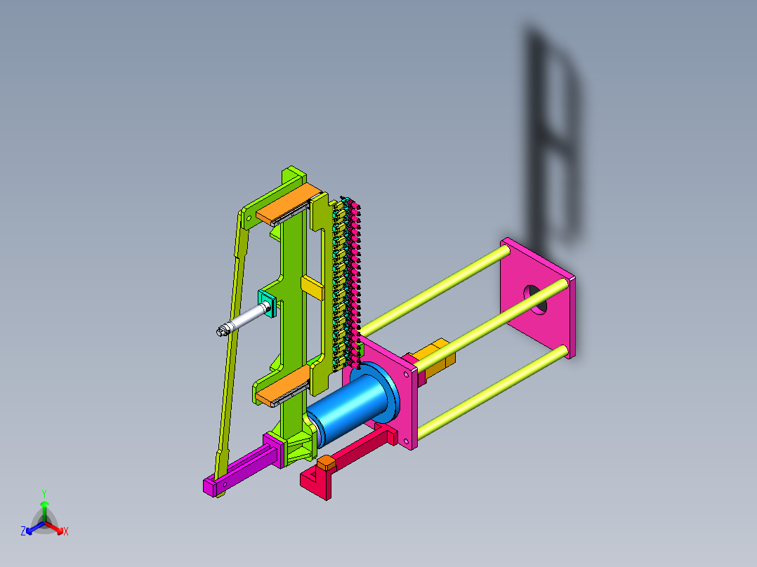 旋转机械手模型图