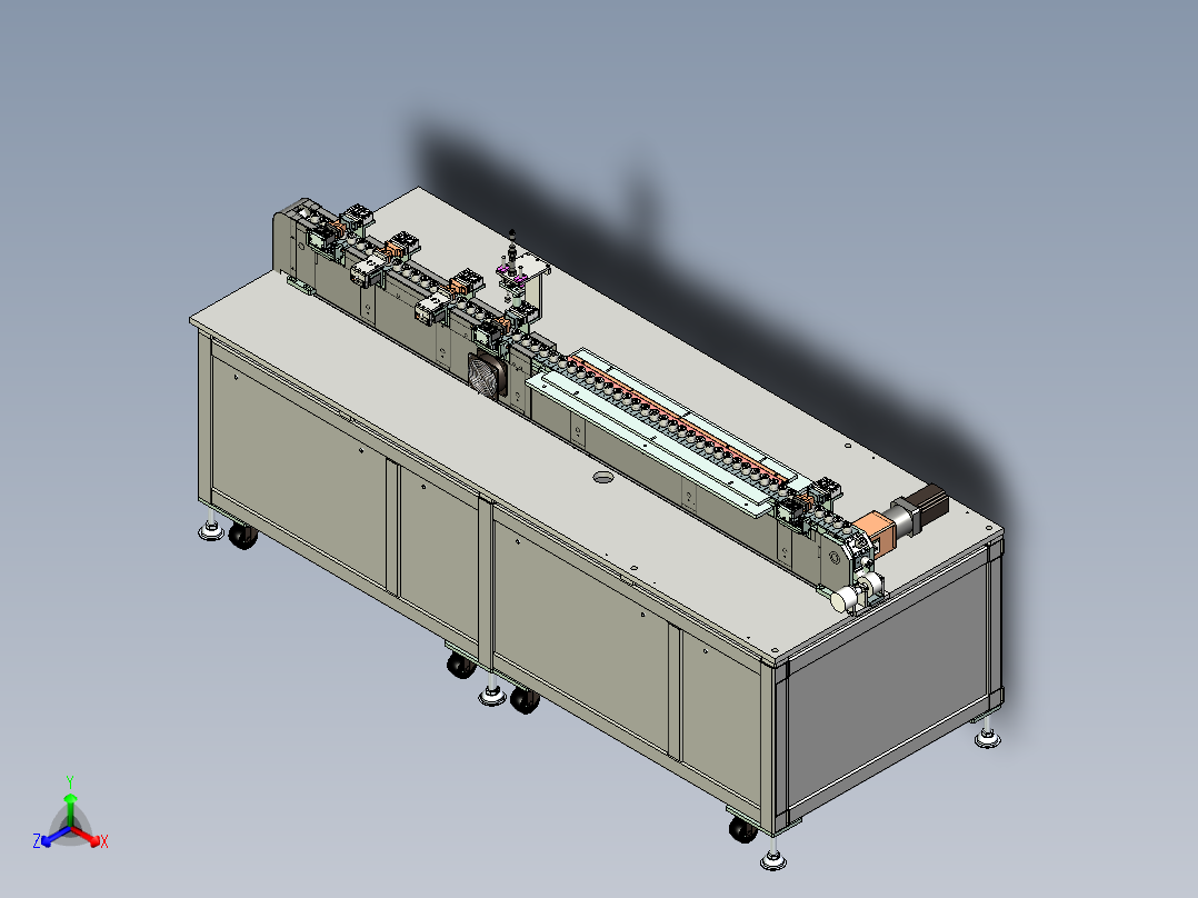 锂电钣链线输送设计