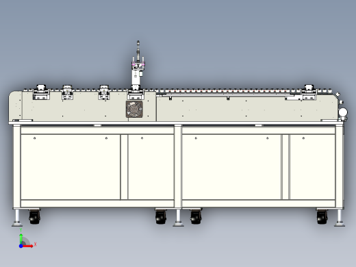 锂电钣链线输送设计前视缩略图