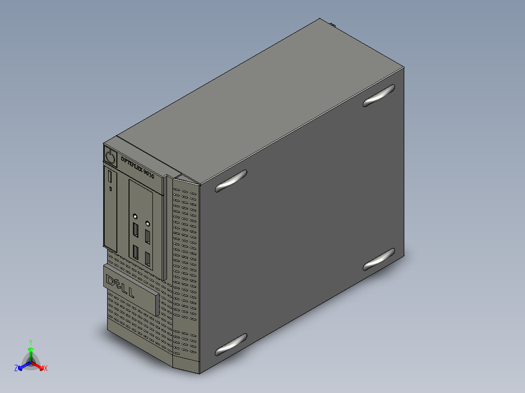 电脑、笔记本(51)正等轴测图