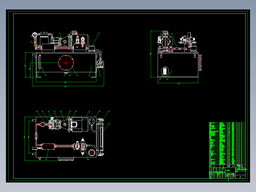 液压动力站设计（10MPa-100L）