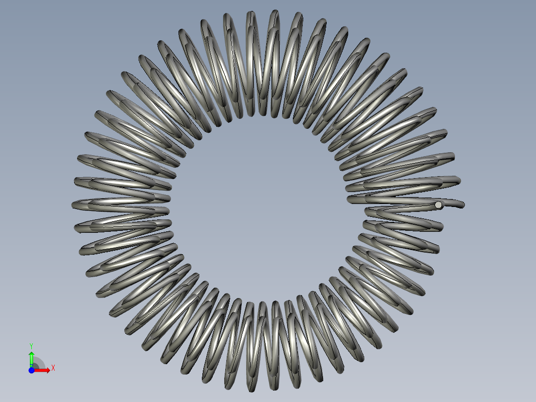 变径弹簧前视图