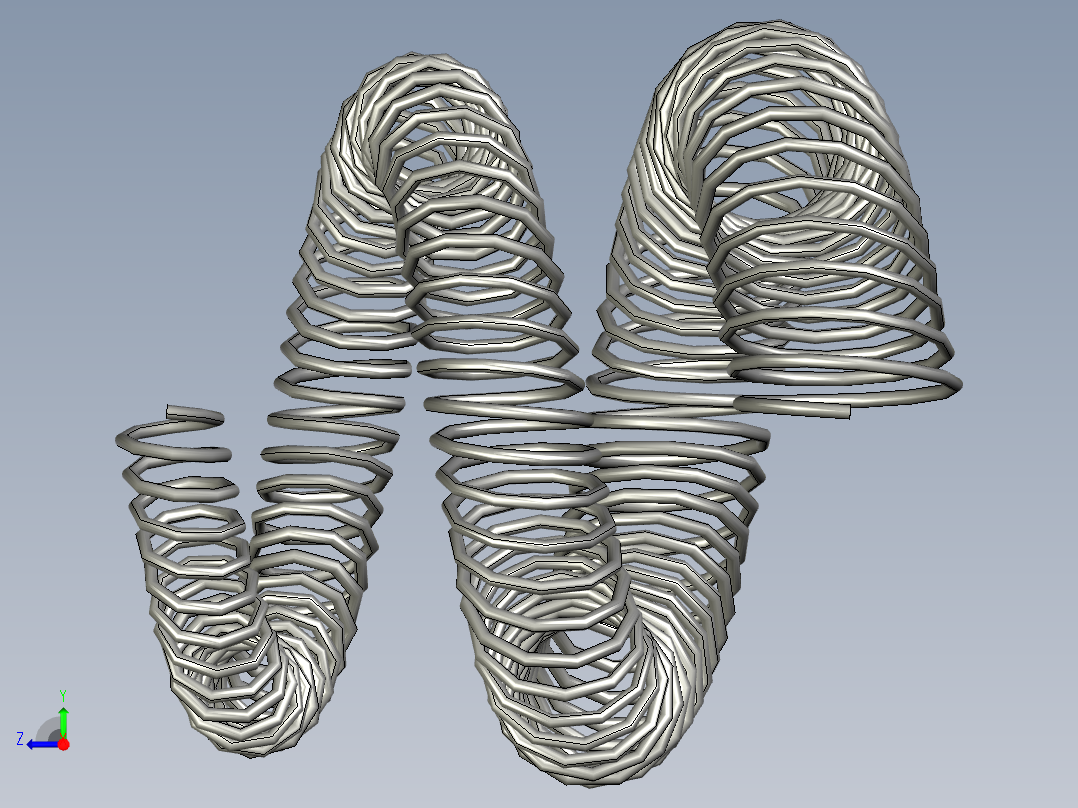 变径弹簧右视图